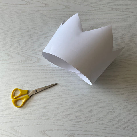 crown template made of paper