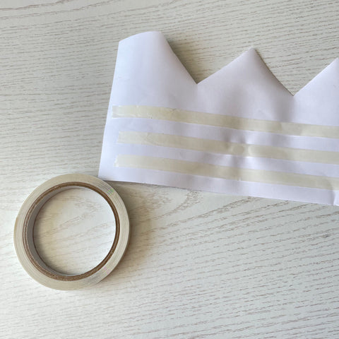 double sided tape on paper