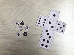 game counters and dice