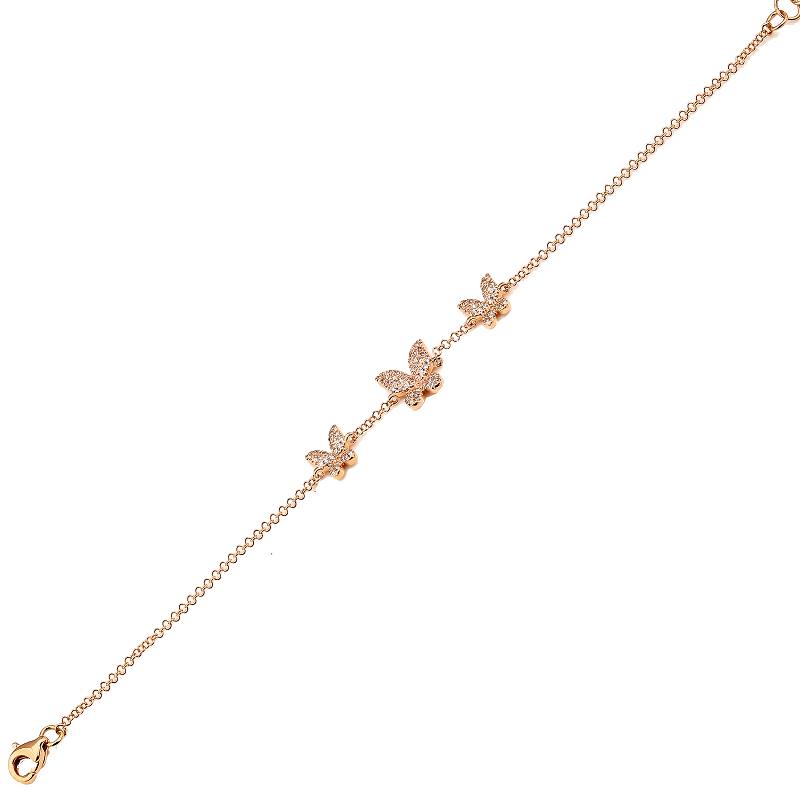 Double Chain Diamond Initial Bracelet – 770 Fine Jewelry