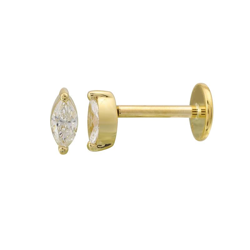 Trio Flat Back Stud Earring – Yū