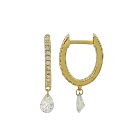 Huggie Tennis Drop Cocktail Earrings – 770 Fine Jewelry