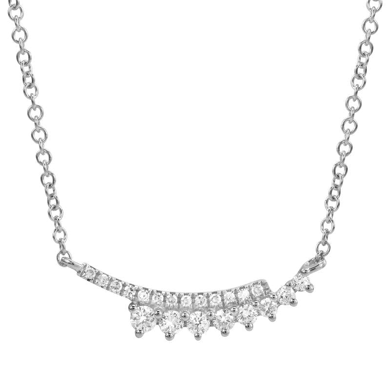 Diamond 2 Rows Layering Necklace