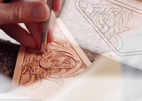 How to Tool Floral Leather Tooling Patterns - Video #1 