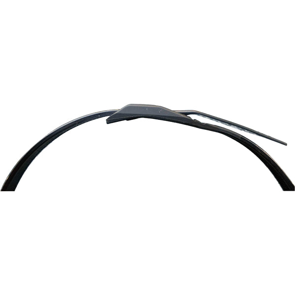 Isl 370 X 7.6mm Low Profile Cable Tie - Uv Blk - 100Pc
