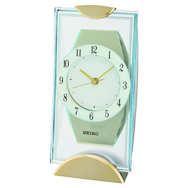 Seiko Westminster Chime Quartz Wood Pendulum Mantle Clock QXQ036B