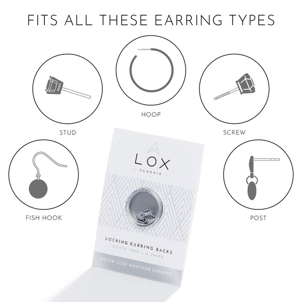 Lox locking earring backs
