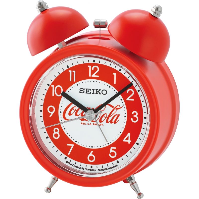 Seiko Coca-Cola Bell Alarm Clock QHK905R – Striacroft Jewellers
