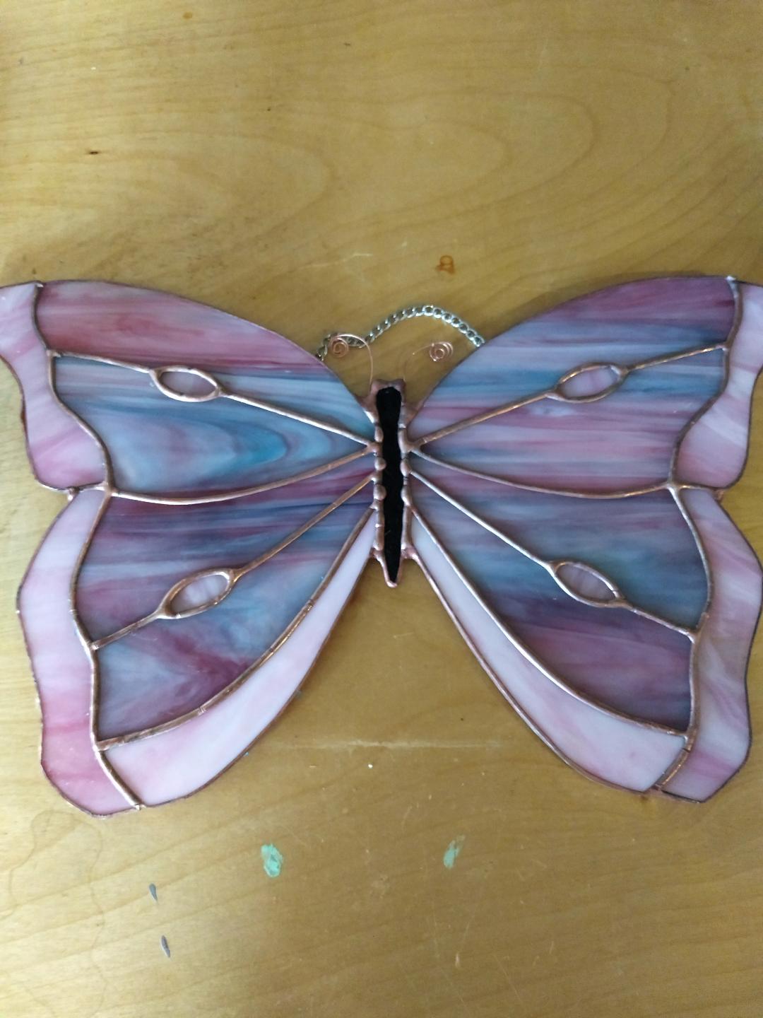 stained glass butterfly designs