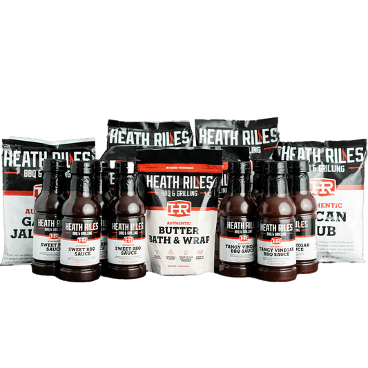 Heath Riles BBQ Competition Rib Bundle (4 Rubs, 2 Sauces and 1 Marinade),  Competition Winning Products from Pitmaster Heath Riles