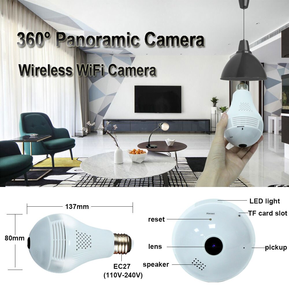 Home Security LED Bulb Camera 💡🎥 50% OFF NOW! 🎥💡