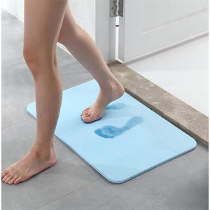 Dries In 10 Seconds Eco Friendly Diatomite Bath Mat Focovida