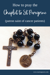 How to pray the Chaplet to St. Peregrine