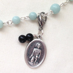 St Peregrine rosary marker