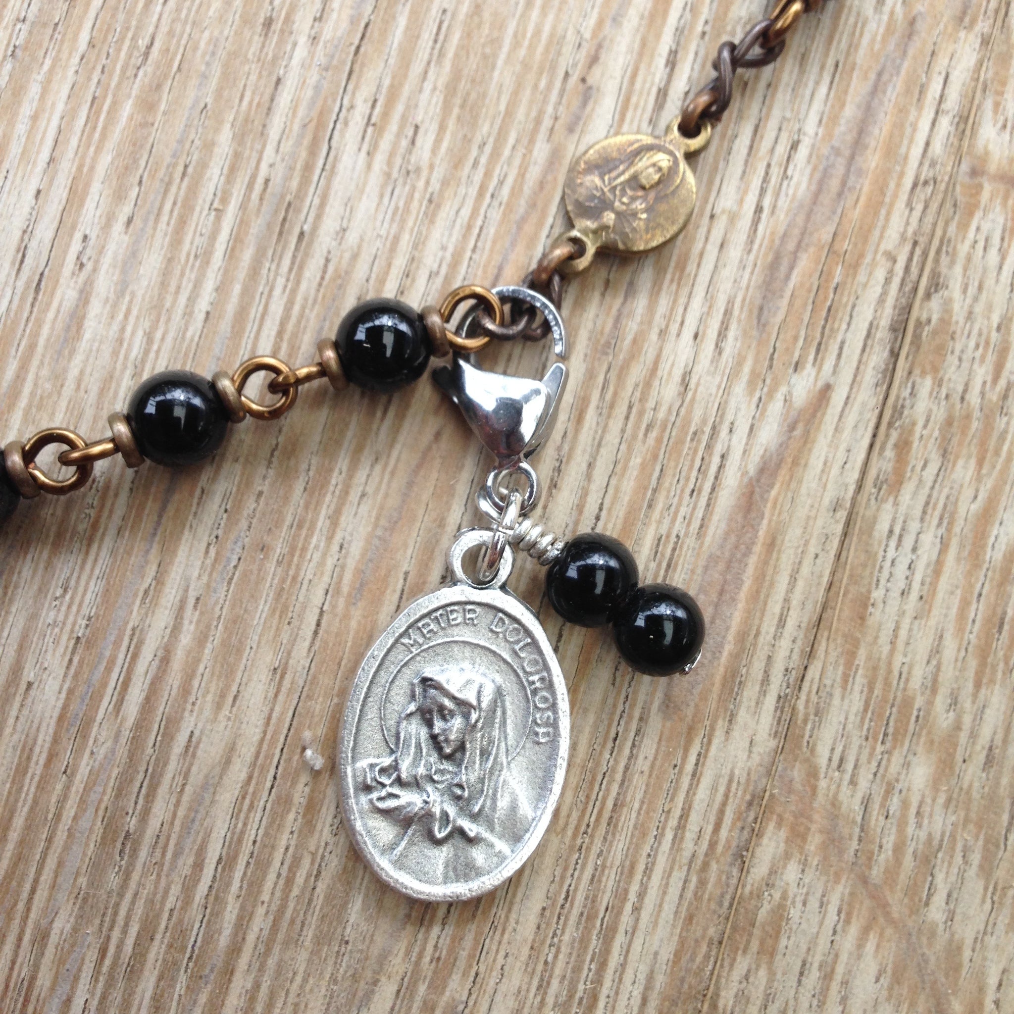 Mater Dolorosa (Our Lady of Sorrows) Rosary Marker – Marian Graces