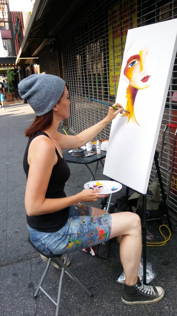 Painting in Downtown Los Angeles