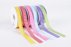 Gingham Design Ribbon - Wholesale Ribbons Supplier | BBCrafts