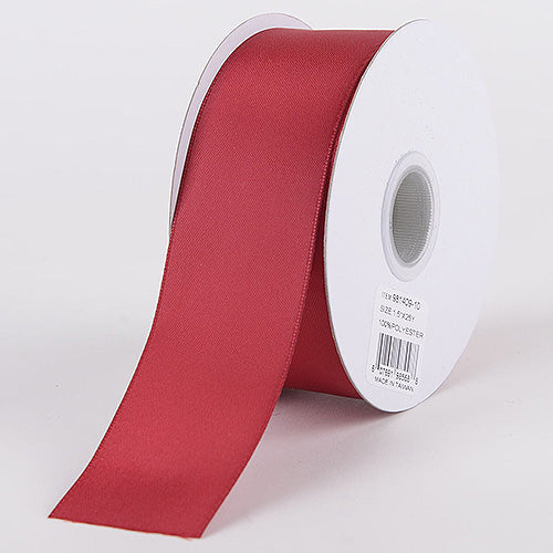  Hot Pink Satin Ribbon 1 Inch x 25 Yards, Fabric Dark