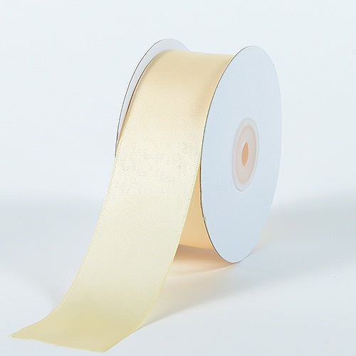 Double Faced Satin Ribbon Ivory 5/8