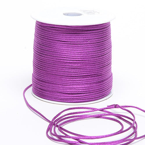 BBCrafts Ultra Violet - 2mm Satin Rat Tail Cord - ( 2mm x 200 Yards )