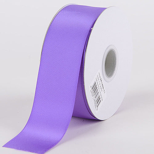  1-1/2 inch X 100 Yards Solid Color Satin Ribbon,Purple