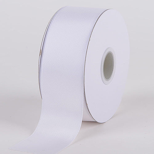  Double Face White Satin Ribbon 1-1/2 inch X 25 Yards