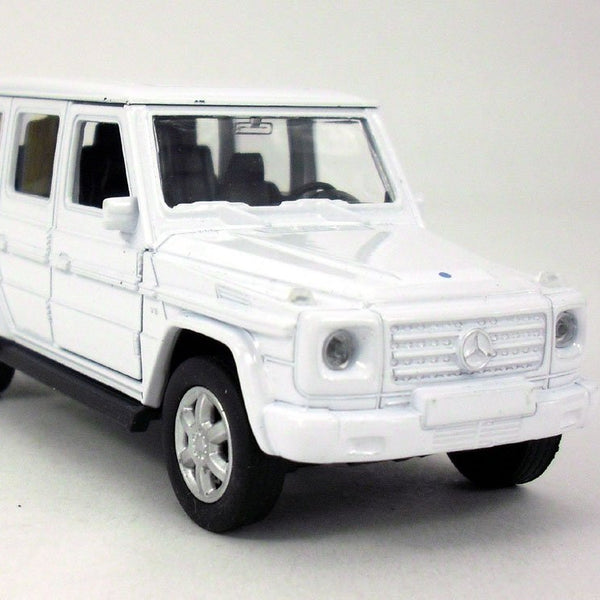 Welly Mercedes Benz G500 White 1 32 Scale Bellford Toys And Hobbies