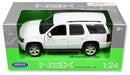 Chevrolet Tahoe 2008 (White) 1:24 - 27 Scale Diecast Car