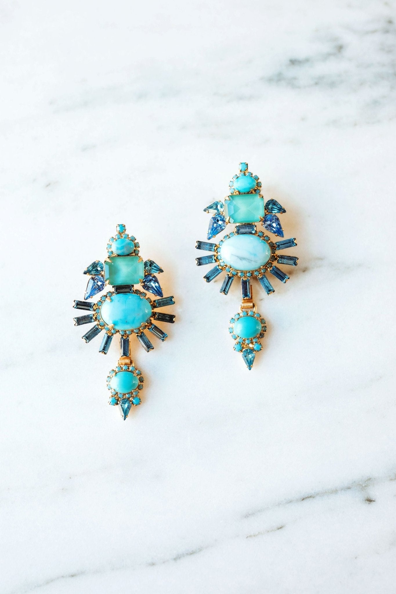 Blue Ridge Turquoise Earrings - Creative Outlet