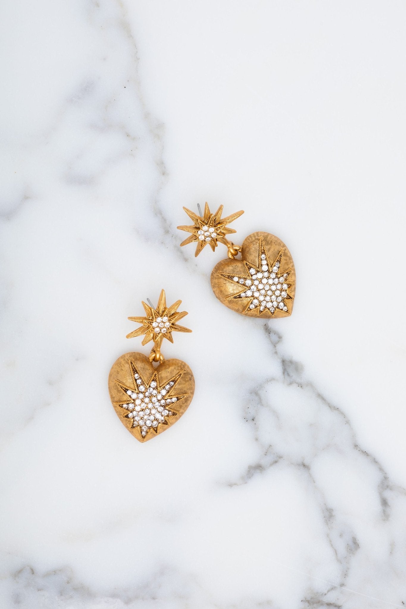 Hearts and Stars Statement Earrings
