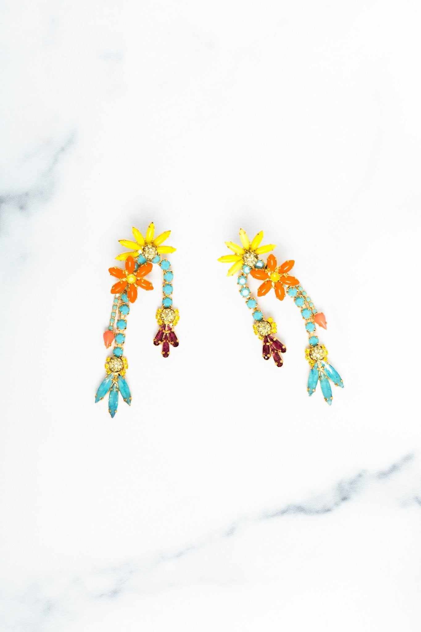 Buy Sohi Women One-Of-A-Kind Gems Standout Earrings Online