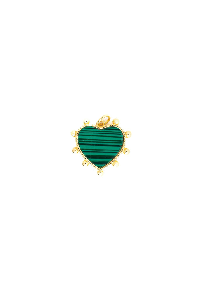 Malachite-Heart-Charm