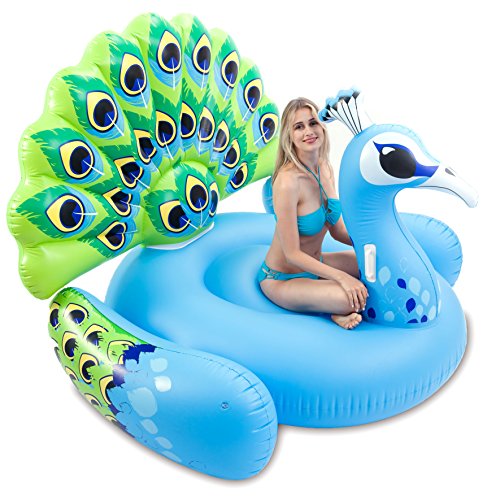 inflatable peacock pool