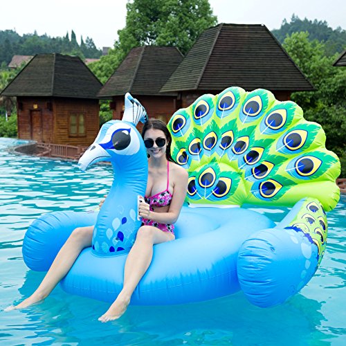 peacock inflatable pool