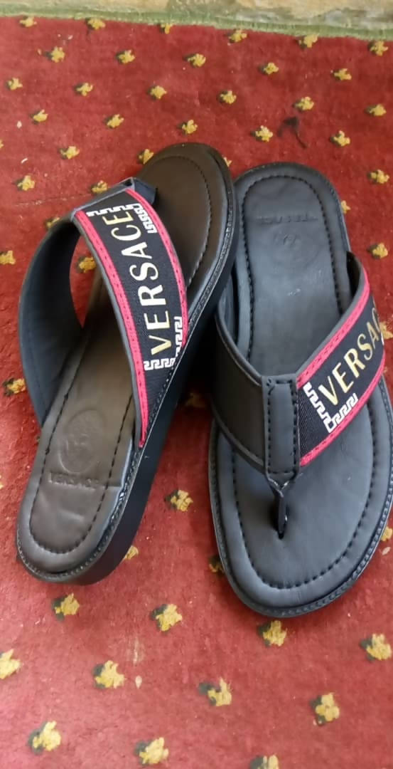 versace palm slippers