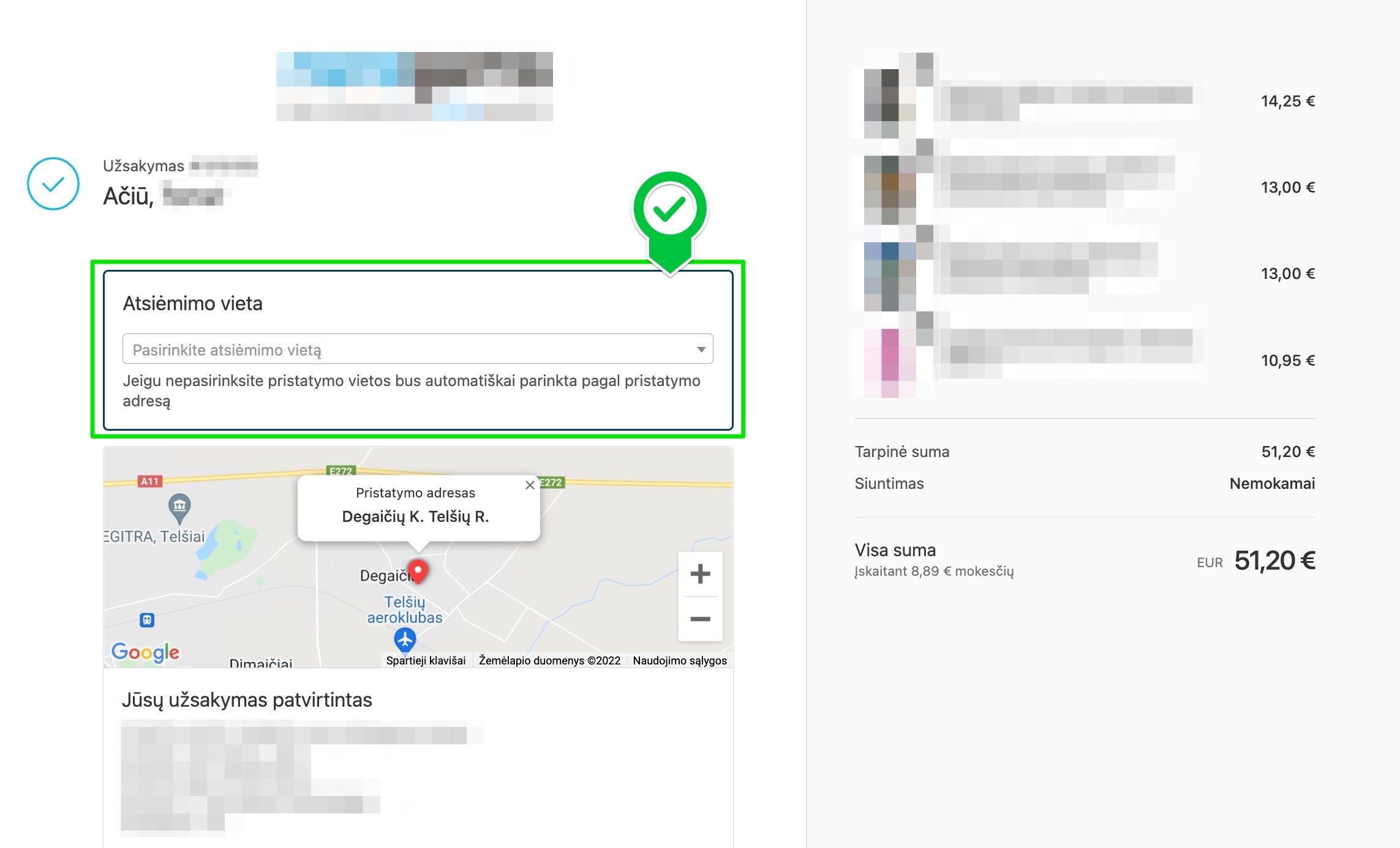 Rendering Shopify postage stamps in the order confirmation window
