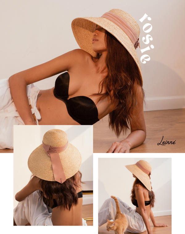 Leinné Rosie raffia hat