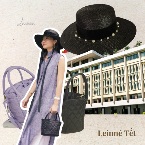 Leinné Black linen Áo dài - Leinné