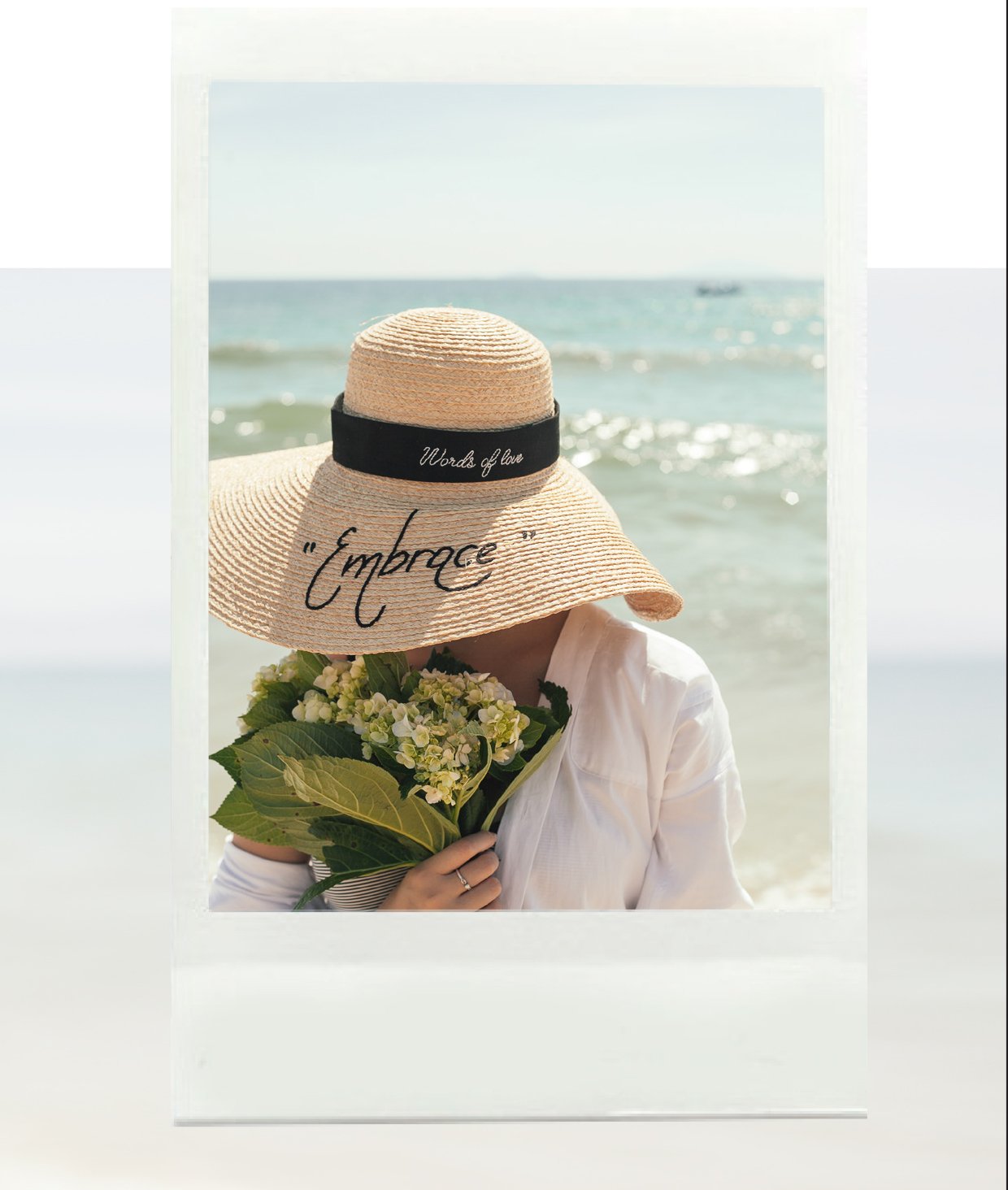 words_of_love_embrace_hat_with_beach_and_flower_-_leinne