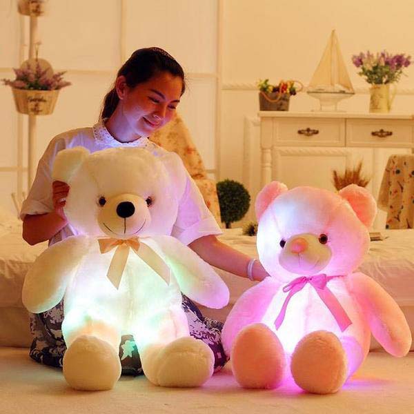 light up teddy bear plush toy