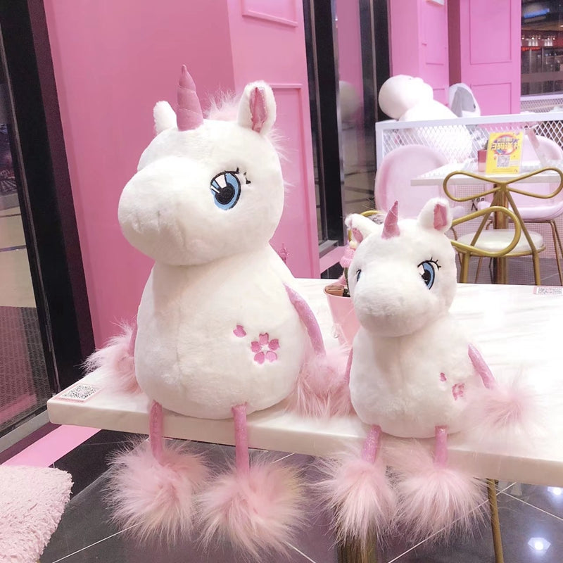 soft unicorn stuffed animal