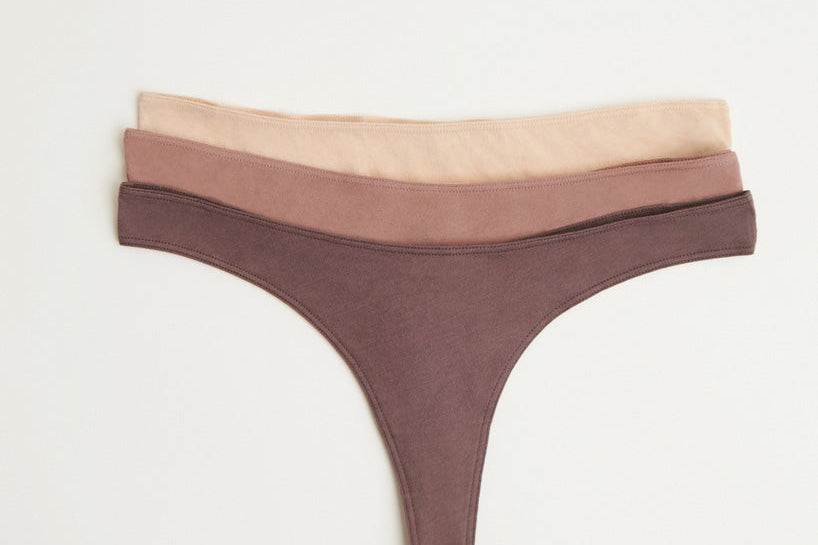 KESIE - Women's Branded Thongs The Skin panties are made