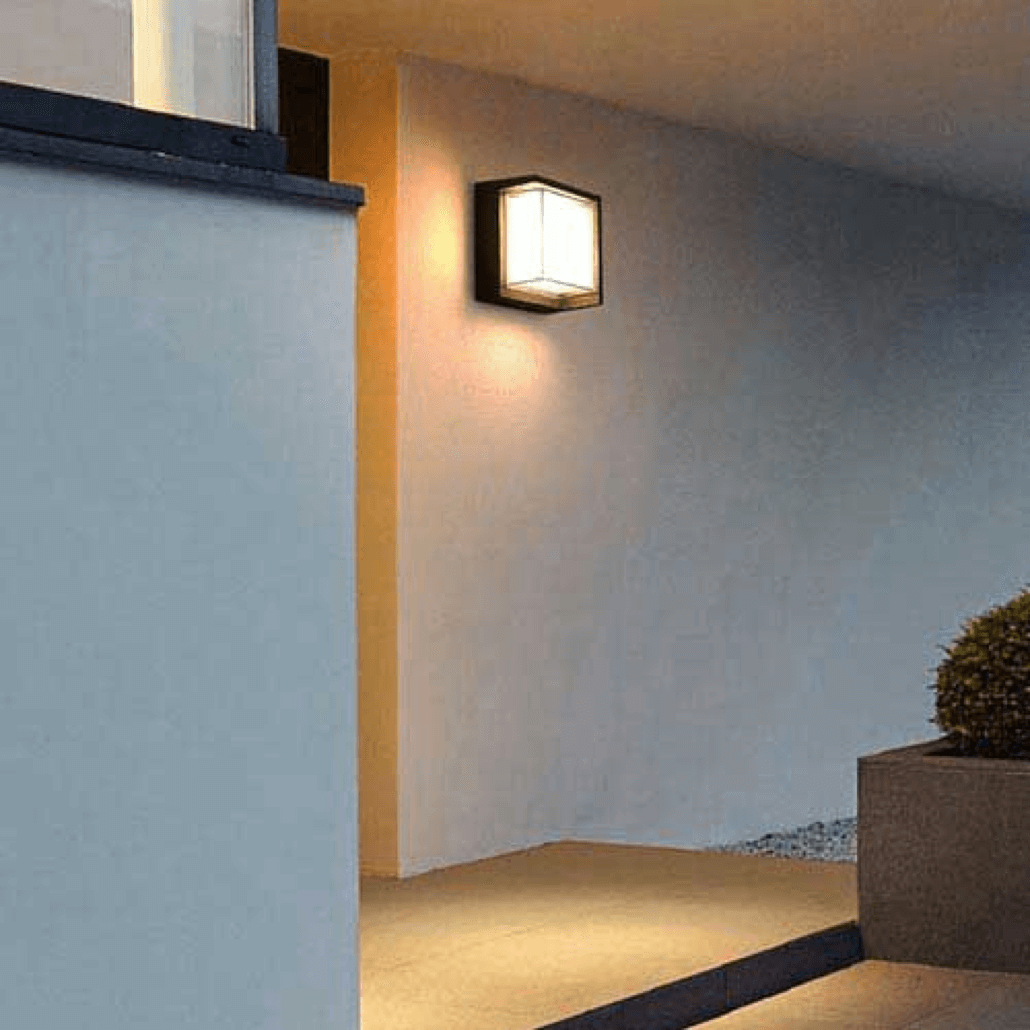 cecidimus square led facade wall light footer 3