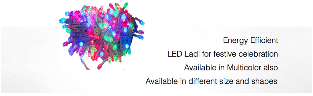 LED Ladi for diwali or xmas festive lighting purpose