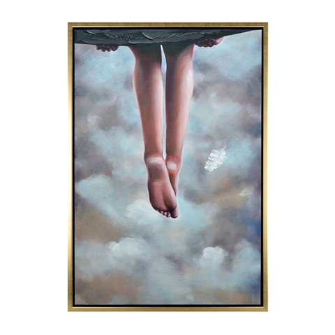 Feet Dangling Wall Art