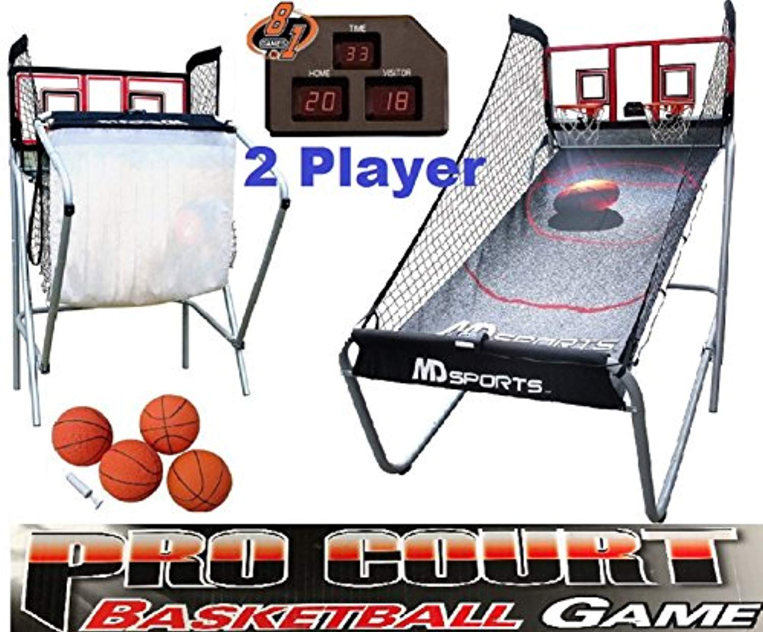 md sports electronic basketball game