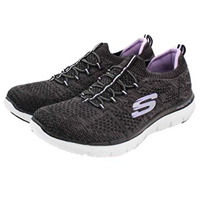 skechers bungee slip on