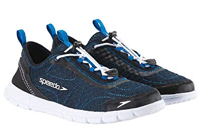 speedo mens hybrid watercross water shoe navy/white