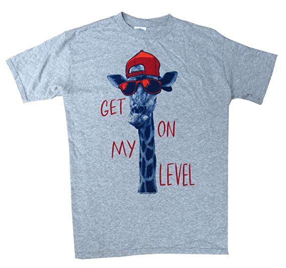 Jem Graphic-Print T-Shirt grey + giraffe 6y