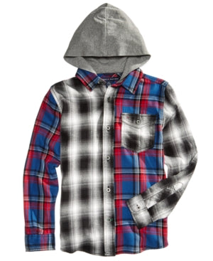 plaid tommy hilfiger hoodie